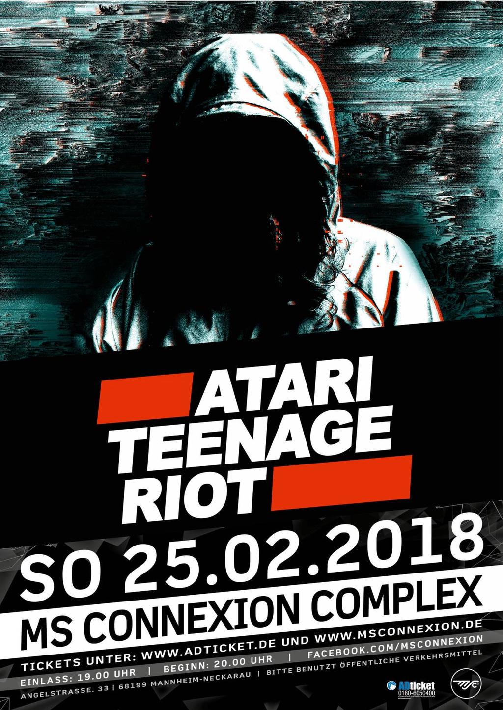 ATARI TEENAGE RIOT 2018  | www.metaltix.com