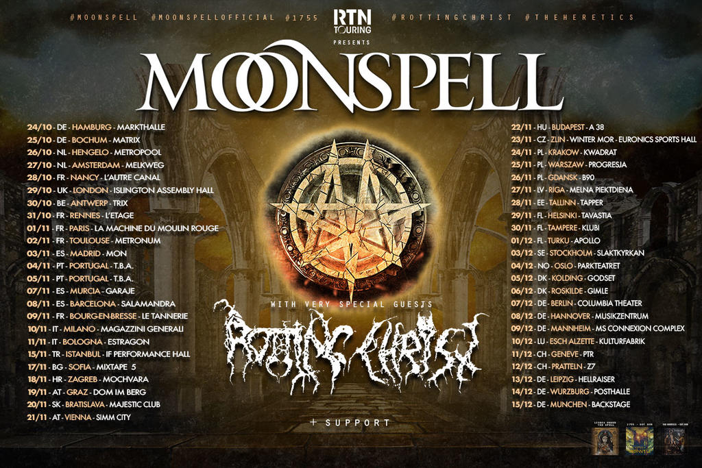 MOONSPELL + ROTTING CHRIST  | www.metaltix.com