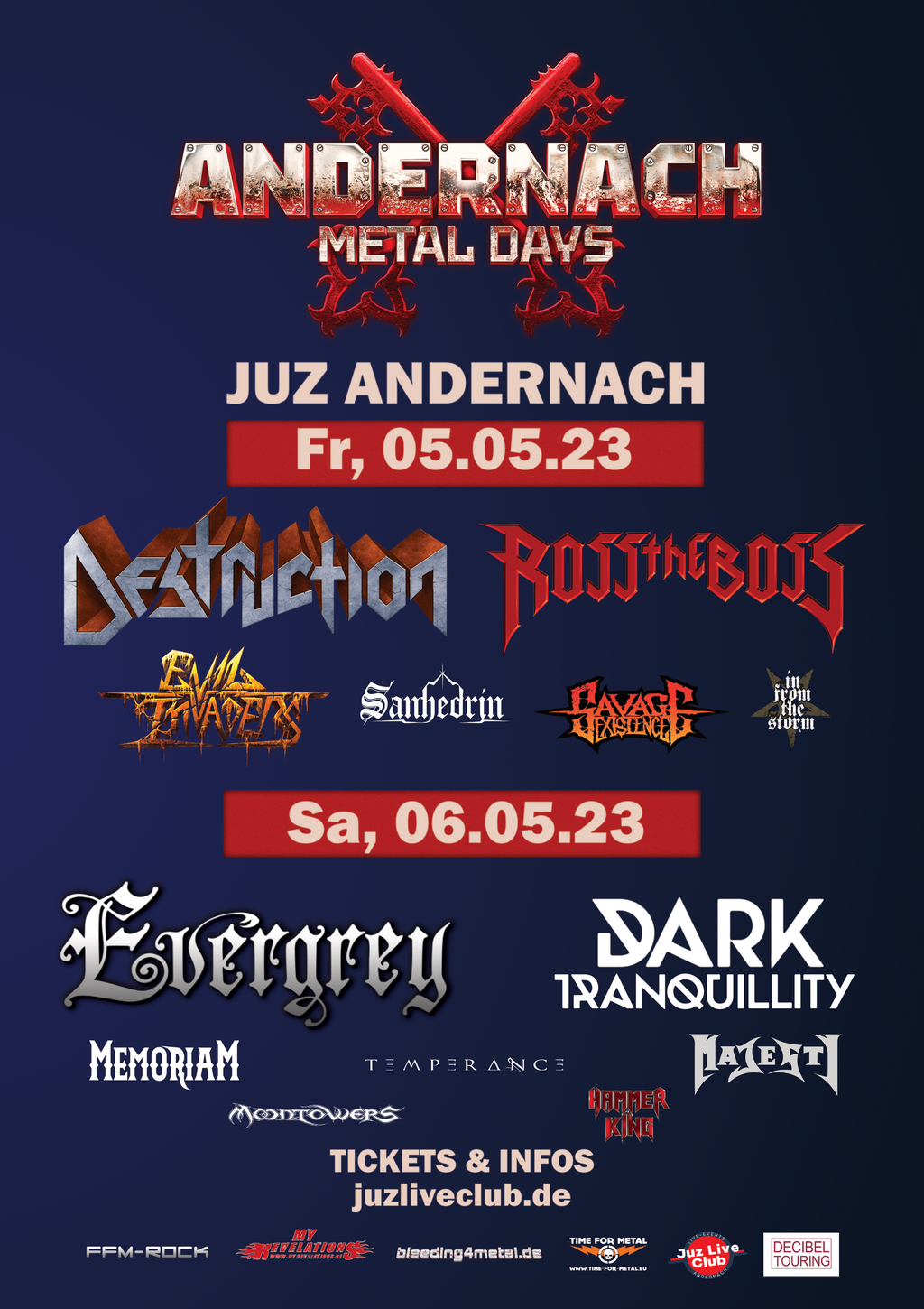 ANDERNACH METAL DAYS Tickets  www.metaltix.com