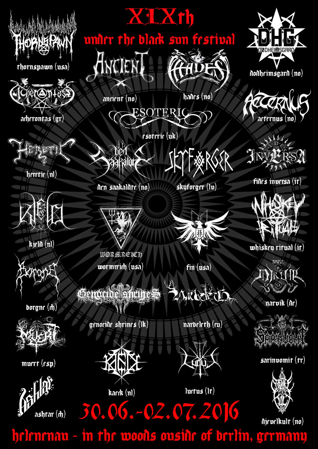 UNDER THE BLACK SUN FESTIVAL 2016  | www.metaltix.com