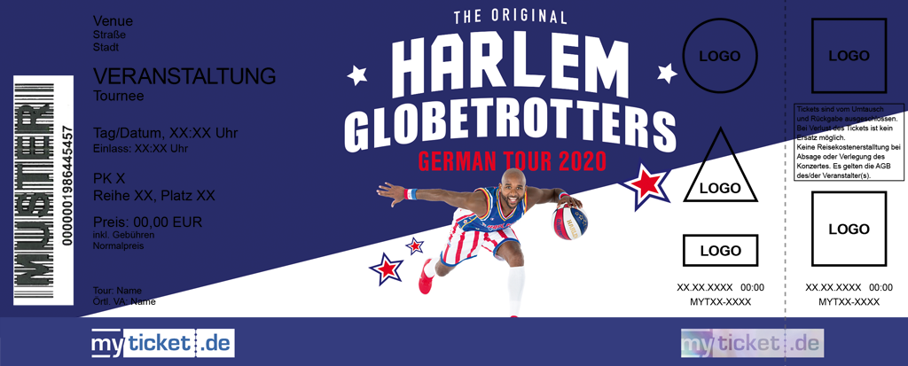 The Harlem Globetrotters: German Tour 2020 Tickets &amp; Eintrittskarten ...