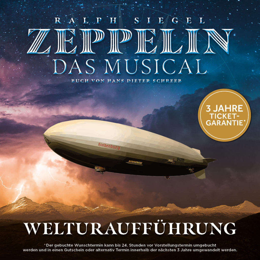 Tickets für Zeppelin das Musical • 29.10.2021, 1930 • Füssen